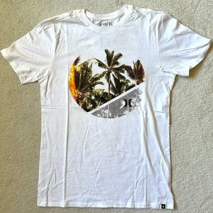 Hurley Palm Tree White T-Shirt